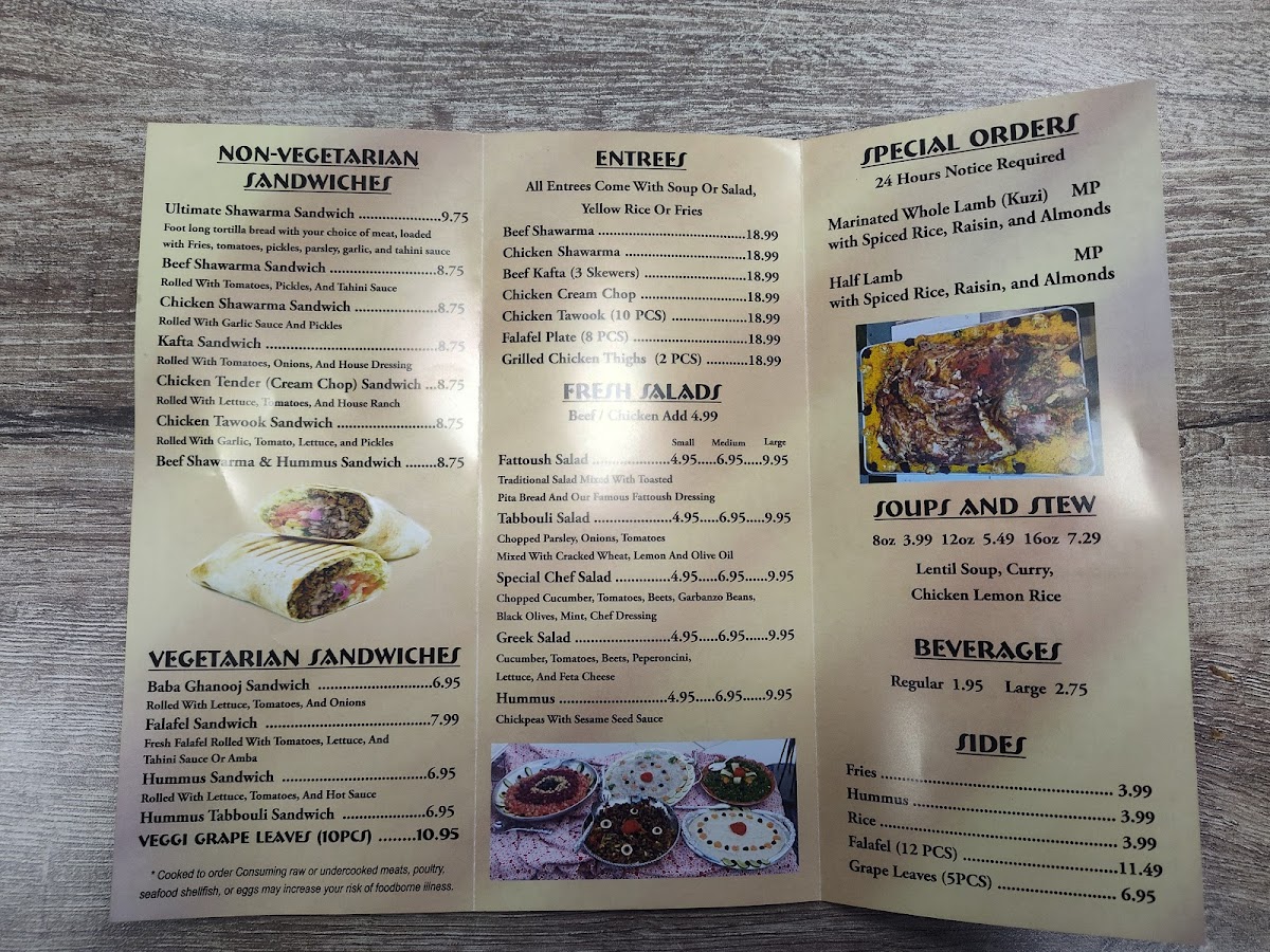 Menu Shawarma Grill-1